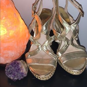 Michael Kors Gold Wegde